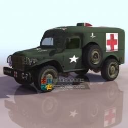 战地救护车 3DS模型