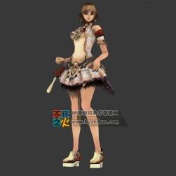 短发 美少女 性感 美女 模型