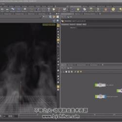 Houdini 岩浆和绿烟效果制作视频教程 2.54GB