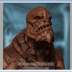 ZBRUSH怪兽雕刻视频教程 超精细角色雕刻教学 附源文件