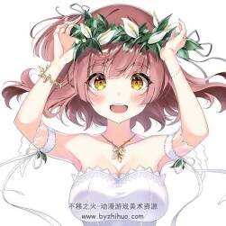 日本茶插画师てじまうり二次元角色插画作品图包 百度网盘下载