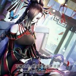 手游《妖神记》2D立绘/图标/背景全套资源1597p