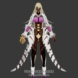 嗜血代碼Blade Bearer 3DMax FBX硬核動(dòng)作角色模型下載
