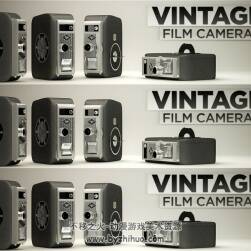 Vintage-Camera C4D复古相机3D模型下载