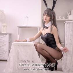 滄霽桔梗 麻衣兔女郎分享 [18P/90MB]