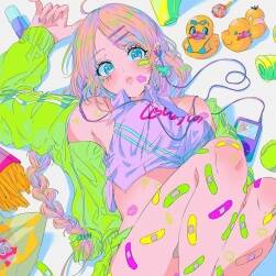 畫師najuco 嬌俏的姑娘插畫壁紙圖包分享下載 210P