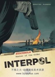 Interpol 國(guó)際刑警 英文版 1-3冊(cè) 法意瑞三國(guó)畫家接力創(chuàng)作