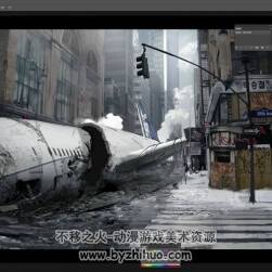 影游概念場(chǎng)景 場(chǎng)景氣氛原畫概念設(shè)定視頻教程 附源文件