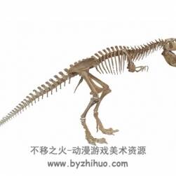43个 残损的恐龙巨兽骨头 3D模型 STL模型