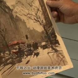 澳大利亞水彩畫大師 約瑟夫 水彩街景視頻教學