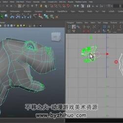 MayaUV技術(shù)視頻教程 3D恐龍UV教學(xué)