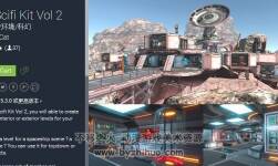 unity3d 科幻風(fēng)格場(chǎng)景模型 3D Scifi Kit Vol 2 1.1