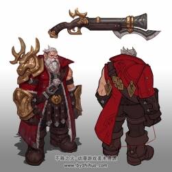 韓國(guó)畫師Junq Jeon 角色原畫概念設(shè)定學(xué)習(xí)參考下載 57P