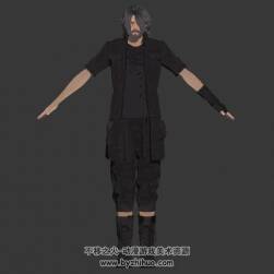 Final Fantasy XV 最終幻想15角色諾克提斯·路西斯·凱拉姆3D模型Max obj格式下載