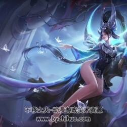 王者榮耀女媧—朔望之暉 插畫作品 百度網(wǎng)盤分享 39P