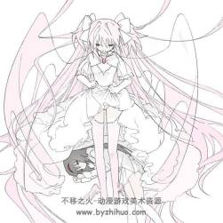 画师ヒメ 纸片人少女插画图包 百度网盘下载