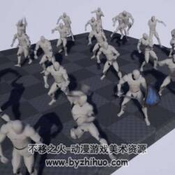 ue4劍與盾動畫swordpro帶武器