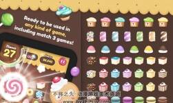 Sweet Candy GUI Pack 1.5  各種糖果消除類游戲GUI資源包