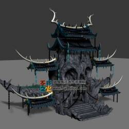 幽灵地宫 3D建筑模型