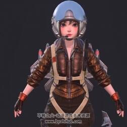 空軍蘿莉 Darkness Rises 皮膚服裝 3D模型資源百度網(wǎng)盤下載