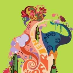潮流矢量插畫