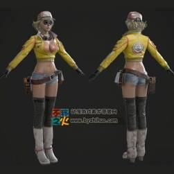 Final Fantasy XV 最终幻想15 希德妮·奥拉姆 Cindy Aurum 3D模型