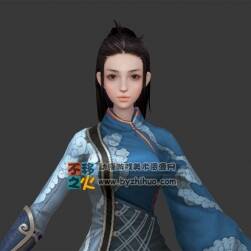 古力娜扎 古装仙侠风格 3Dmax模型