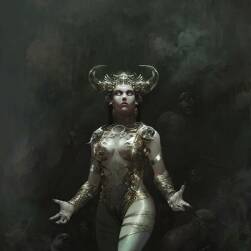 W. Blake 古典厚重感魔幻風(fēng)原畫作品賞析參考 43P