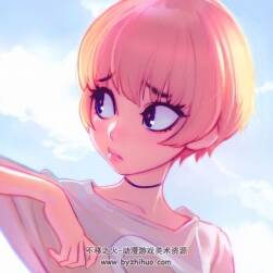 俄罗斯插画师Ilya Kuvshinov 简单的作画过程合集