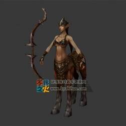 妖精 弓手 女人马模型