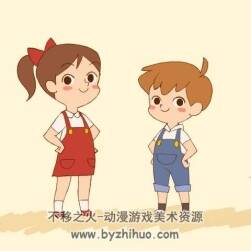 簡單形象設(shè)計,小男孩/小女孩/貓/狗