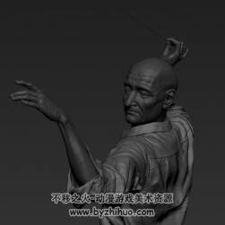 逼真寫實的指揮家音樂家 ZBrush模型