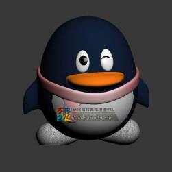 卡通QQ企鹅 Max模型
