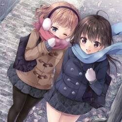 二次元治愈系可愛蘿莉少女壁紙插畫圖片下載 611P