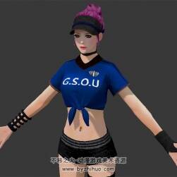 足球?qū)氊?3D模型