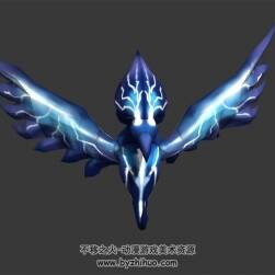 雷電鳥 3D模型 有綁定和動(dòng)作