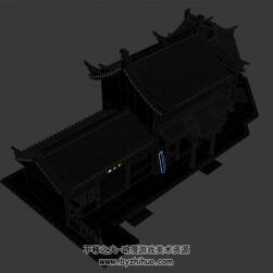 古代街市一角 四角面 高精3D模型百度網(wǎng)盤下載