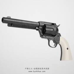 次世代 逼真的左轮手枪Colt Peacemaker SAA CO2 3D模型