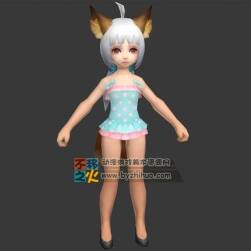 少女 萝莉 兽娘 兽耳 模型