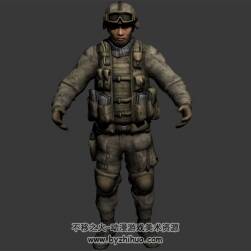 陸地 武裝軍人 Max模型