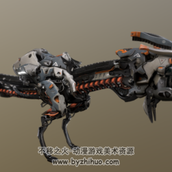 Horizon zero dawn-Watcher 3D模型fbx glb gltf 百度網(wǎng)盤下載