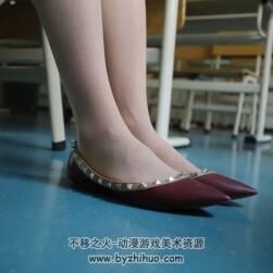 大西瓜愛牙膏 學妹的柳丁鞋配絲襪寫真集高清攝影素材圖片參考 342P