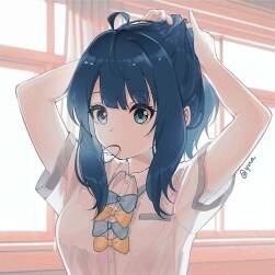 八奈见杏菜 败犬女主太多了角色插画图包 百度网盘下载