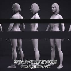 女性基礎(chǔ)模型 eve 3D模型 百度網(wǎng)盤下載