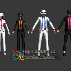 54Michael Jackson时装 杰克逊模型