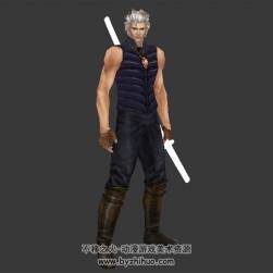 鬼泣3 維吉爾 3D模型 有綁定和動作