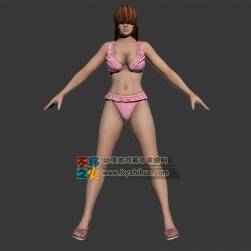 少女 比基尼 泳装美女模型