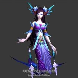 女妖 人魚 3D模型 有綁定和動(dòng)作