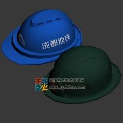 两个头盔安全帽模型