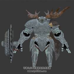 Successor of the Breath 嗜血代碼 游戲大BOSS 3DMAX fbx模型分享下載